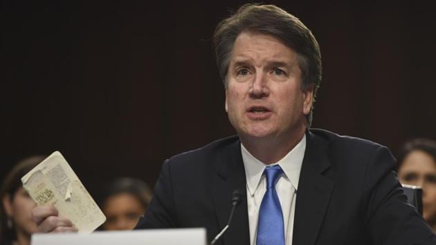 Judge Brett Kavanaugh testifies during the second day of his US Senate Judiciary Committee confirmation hearing to be an Associate Justice on the US Supreme Court, on Capitol Hill in Washington, DC. (AFP File Photo) Judge Brett Kavanaugh testifies during the second day of his US Senate Judiciary Committee confirmation hearing to be an Associate Justice on the US Supreme Court, on Capitol Hill in Washington, DC. (AFP File Photo)
