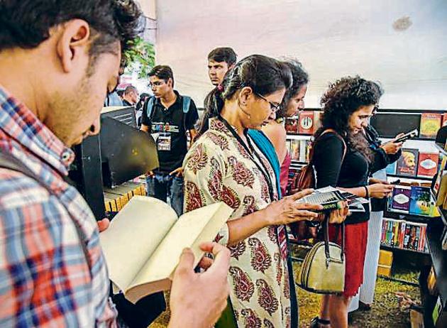 People attend PILF on its third day at YASHADA. (Sanket Wankhade/HT PHOTO) People attend PILF on its third day at YASHADA. (Sanket Wankhade/HT PHOTO)