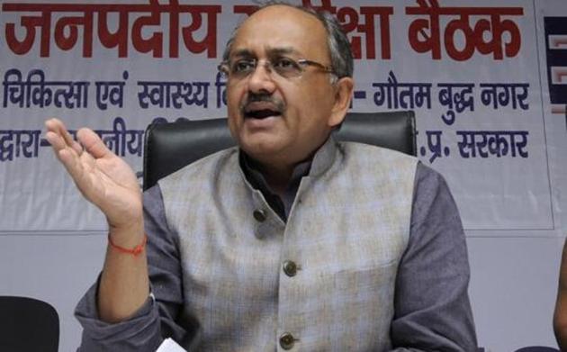 Senior BJP leader and Uttar Pradesh Minister Sidharth Nath Singh (file photo)(HT)