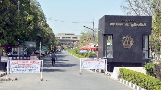 Guru Nanak Dev University in Amritsar.(HT Photo)