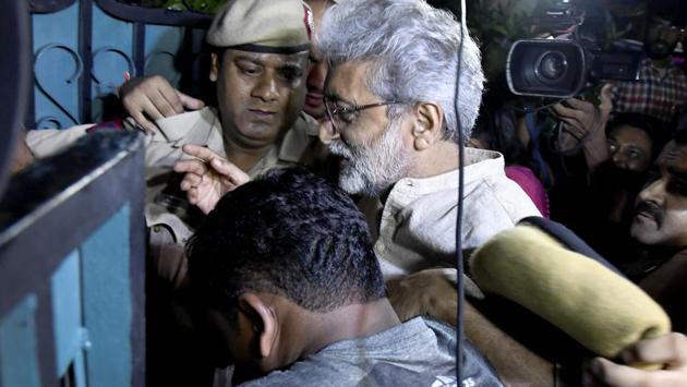 The Delhi High Court on Monday cleared the way for human rights activist Gautam Navlakha to be released from house arrest in Delhi, saying his detention was “untenable” in law. Navlakha was among the five rights activists who were arrested by the Maharashtra police in country-wide raids on August 28 for their alleged links with a banned Maoist group. (PTI)