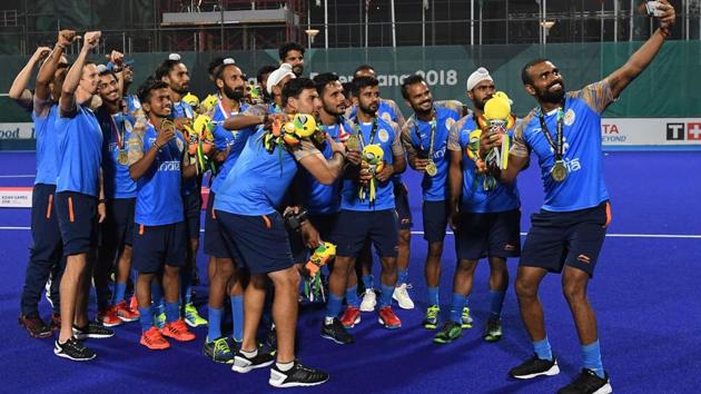 File picture of Indian hockey team(AFP)