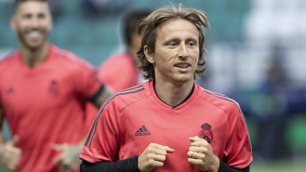 File image of Real Madrid player Luka Modric. (AP) File image of Real Madrid player Luka Modric. (AP)