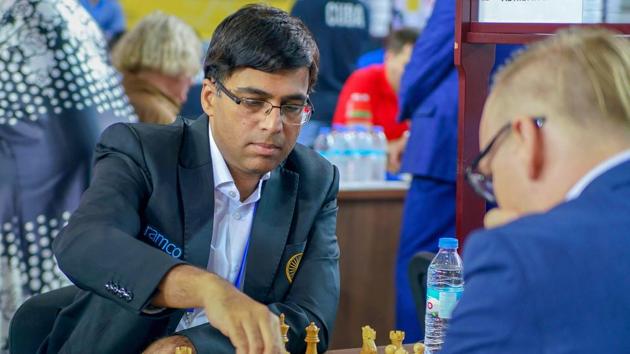 Viswanathan Anand (file picture) was held to an easy draw by David Navarra(PTI)