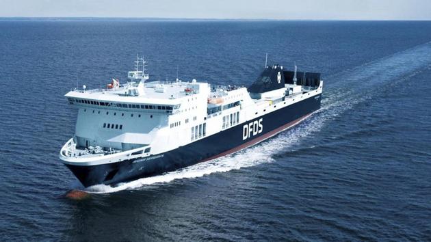 The undated photo provided in the photo library on the website of DFDS shows the vessel Regina Seaways. (AP) The undated photo provided in the photo library on the website of DFDS shows the vessel Regina Seaways. (AP)