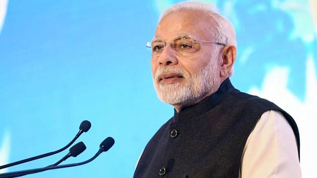 Prime Minister Narendra Modi said 50 GW of renewable energy will be soon added to existing capacity and non-hydro renewable will contribute 20 per cent of total energy. (PTI) Prime Minister Narendra Modi said 50 GW of renewable energy will be soon added to existing capacity and non-hydro renewable will contribute 20 per cent of total energy. (PTI)