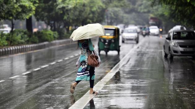 The last time monsoon withdrew so early from the national capital was in 2015, when it retreated on September 30. (HT File Photo) The last time monsoon withdrew so early from the national capital was in 2015, when it retreated on September 30. (HT File Photo)