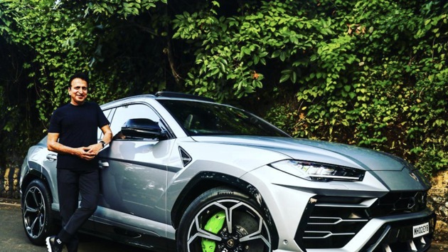 Dinesh Thakkar with his new Lamborghini URUS. Dinesh Thakkar with his new Lamborghini URUS.