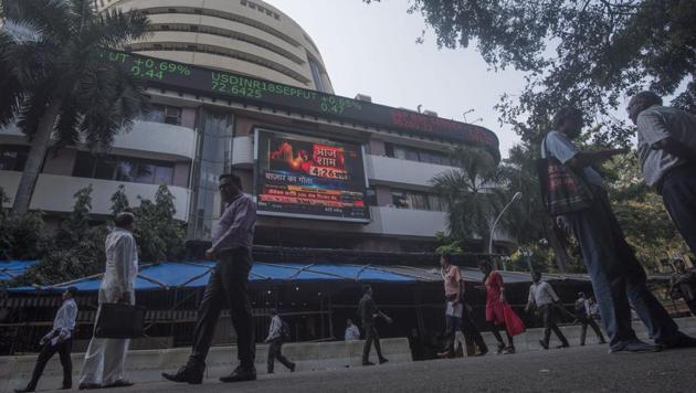 The Nifty50 slipped by 130 points on Wednesday.(HT File Photo)