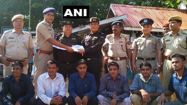 Seven Rohingya Muslims who were caught in 2012 for illegally entering the country were handed over to Myanmar authorities at Manipur’s Moreh border post on Thursday afternoon, hours after the Supreme Court refused to stop the government from deporting them. The seven were handed over at Moreh, a town on the India-Myanmar border in Manipur’s Tengnoupal district. (ANI)