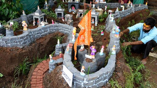 A replica of the Pratapgad Fort. The election card found with the body says the women was resident of Abhyunagar Society, Kala Chouki, Mumbai. (HT FILE PHOTO)