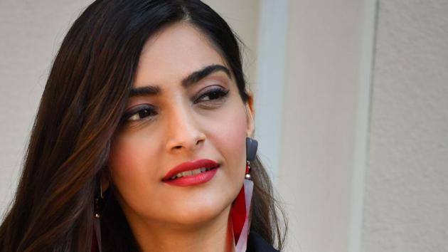Indian actress Sonam Kapoor poses after attending the Armani fashion show, as part of the Women's Spring/Summer 2019 fashion week in Milan, on September 23, 2018. (AFP) Indian actress Sonam Kapoor poses after attending the Armani fashion show, as part of the Women's Spring/Summer 2019 fashion week in Milan, on September 23, 2018. (AFP)