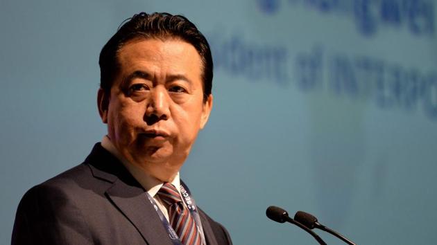 Interpol has made a formal request to China for information about the agency’s missing president, citing concerns for the well-being of the senior Chinese security official Meng Hongwei who seemingly vanished on a trip home. (AFP File Photo)