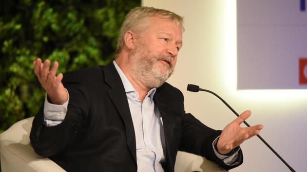 Richard Allan, VP Policy solutions, said that Facebook is cooperating fully with the agency investigating the Cambridge Analytica issue in India and has taken steps that have made it much more for difficult for people to use data politically. “Even if somehow, technically, they get hold of data, we’ll ask them not to do it and it we still find them doing it, we’ll limit their use of the platform,” Allan said. (Burhaan Kinu / HT Photo)