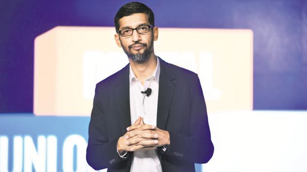 Google CEO Sundar Pichai last week met Republican lawmakers and agreed to testify before the House Judiciary Committee in November to allay concerns over privacy issues and the tech giant’s entry into the Chinese market.(File Photo)