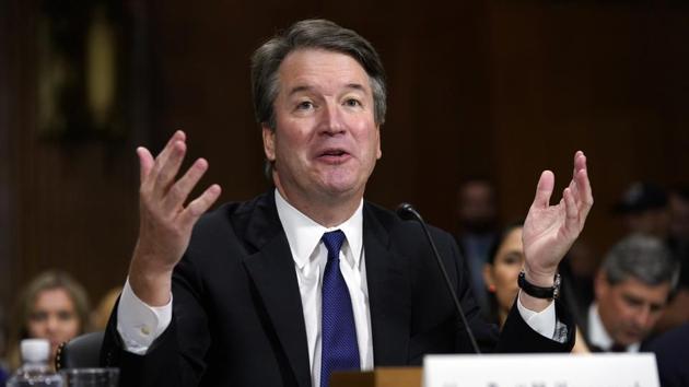 Supreme Court nominee Brett Kavanaugh is likely to be pivotal US high court vote on divisive social issues.(AP Photo)