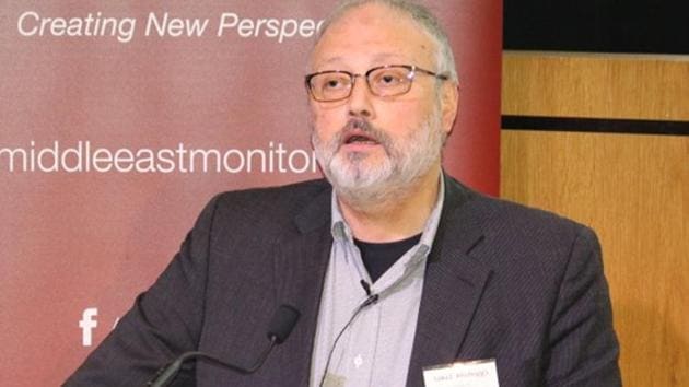Saudi dissident Jamal Khashoggi speaks at an event hosted by Middle East Monitor in London Britain, September 29, 2018.(REUTERS) Saudi dissident Jamal Khashoggi speaks at an event hosted by Middle East Monitor in London Britain, September 29, 2018.(REUTERS)