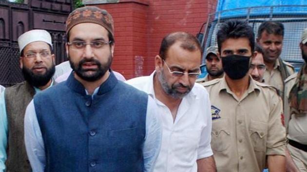 Moderate Hurriyat Conference chairman Mirwaiz Umar Farooq in Srinagar.(PTI File Photo)