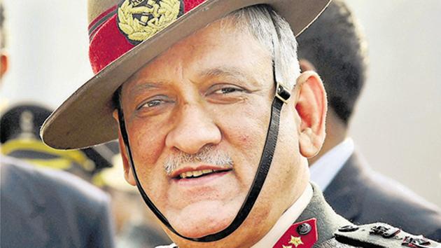 Army chief General Bipin Rawat addresses media at South Block in New Delhi. (PTI File Photo) Army chief General Bipin Rawat addresses media at South Block in New Delhi. (PTI File Photo)