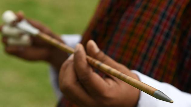 The Bhutan Archery Federation recently started a programme to encourage children to take up the sport. Two Bhutanese athletes won gold at the World Archery championship held in August in Hungary. “It was a great experience to compete with some 300 archers from all over the world,” said gold-medallist Damcho Wangdi. “And with our rich archery history and culture Bhutan can lead the way.” (Arun Sankar / AFP) 