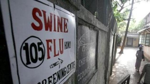 Swine flu can sometimes be fatal and its symptoms include a cough, sore throat, fever, headache, nausea and vomiting.(HT File Photo)