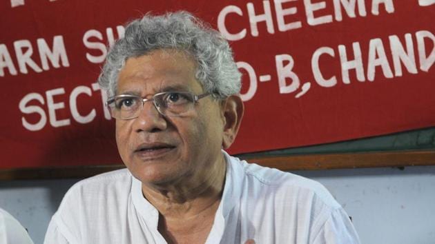 General Secretary of CPI(M) Sitaram Yechury in Chandigarh. (HT FIle Photo) General Secretary of CPI(M) Sitaram Yechury in Chandigarh. (HT FIle Photo)