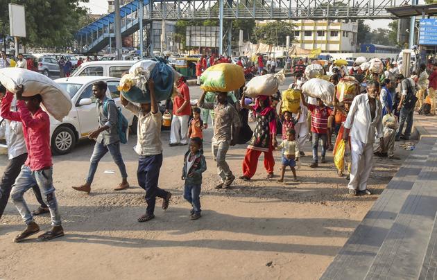 Migration is fuelled by many factors: economic, climate change, civil strife, caste discrimination, and sometimes a combination of aspirations and desperation. Lack of portability of PDS rights mean that these people depend either on their employers or labour contractors for food provisions or purchase expensive food in the open market(AP)