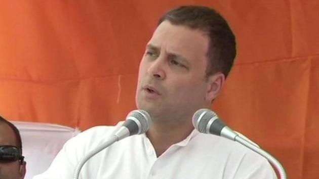 Congress president Rahul Gandhi is in poll-bound Rajasthan on October 9-10.(Credit: ANI/Twitter) Congress president Rahul Gandhi is in poll-bound Rajasthan on October 9-10.(Credit: ANI/Twitter)