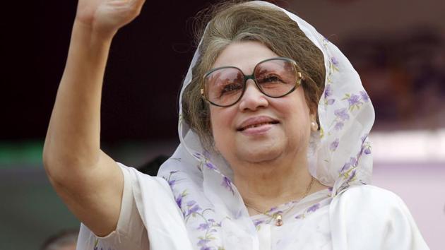 On Saturday Khaleda Zia (pictured), a long rival to PM Sheikh Hasina, was transferred to hospital because of poor health following an order from the South Asian country’s High Court.(Reuters/File Photo)