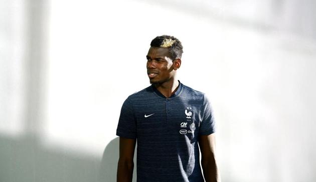 France's midfielder Paul Pogba in Clairefontaine en Yvelines. (AFP) France's midfielder Paul Pogba in Clairefontaine en Yvelines. (AFP)