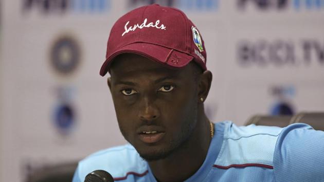 West Indies' cricket captain Jason Holder speaks during a press conference ahead of their second test match against India in Hyderabad, India, Wednesday, Oct. 10, 2018. (AP) West Indies' cricket captain Jason Holder speaks during a press conference ahead of their second test match against India in Hyderabad, India, Wednesday, Oct. 10, 2018. (AP)