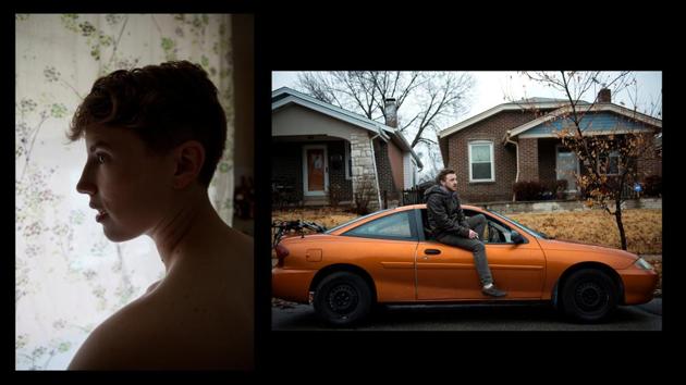 Left: Harrison, 21, looking out the window in 2011. Right: Harrison, 25, on his car. “Growing up in Saint Louis shaped me as a human... It’s truly my home,” Harrison said. A tight-knit group, Harrison’s friends were hardly surprised by his decision to transition. They were taking cues from things he would say or do and, in a way, they saw it coming. (Sara Swaty / REUTERS) Left: Harrison, 21, looking out the window in 2011. Right: Harrison, 25, on his car. “Growing up in Saint Louis shaped me as a human... It’s truly my home,” Harrison said. A tight-knit group, Harrison’s friends were hardly surprised by his decision to transition. They were taking cues from things he would say or do and, in a way, they saw it coming. (Sara Swaty / REUTERS)