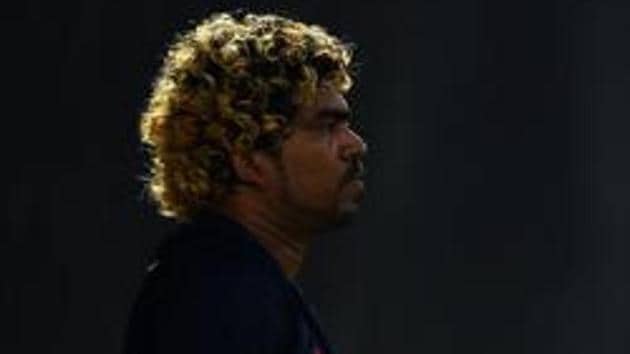 File image of Lasith Malinga in action during a training session for Sri Lanka.(AFP)