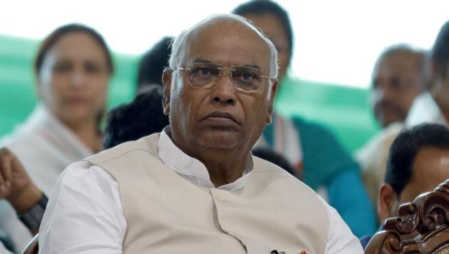 Mallikarjun Kharge also made the case for the CAG audit of public-private partnerships where what he termed as public money is being used to “privatize profits but socialize losses”. (HT Photo) Mallikarjun Kharge also made the case for the CAG audit of public-private partnerships where what he termed as public money is being used to “privatize profits but socialize losses”. (HT Photo)