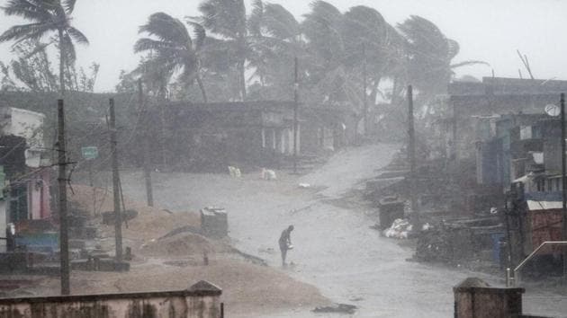 Titli made landfall between Odisha and Andhra Pradesh coast early on Thursday morning, disrupting road and telecommunications networks and power supply in most parts of Ganjam and Gajapati districts. (AP) Titli made landfall between Odisha and Andhra Pradesh coast early on Thursday morning, disrupting road and telecommunications networks and power supply in most parts of Ganjam and Gajapati districts. (AP)