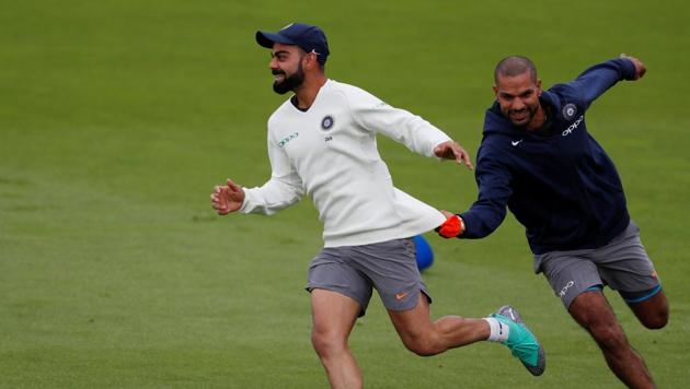 File picture of Virat Kohli and Shikhar Dhawan (REUTERS) File picture of Virat Kohli and Shikhar Dhawan (REUTERS)
