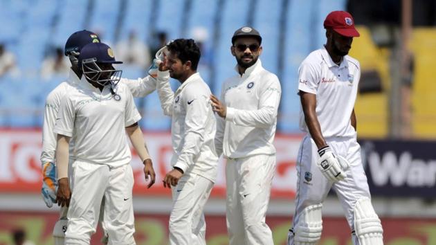 West Indies lost the first Test against India inside three days in Rajkot. (AP) West Indies lost the first Test against India inside three days in Rajkot. (AP)