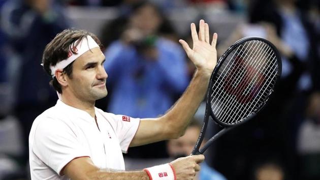 Roger Federer of Switzerland celebrates his win against Roberto Bautista Agut of Spain.(REUTERS)