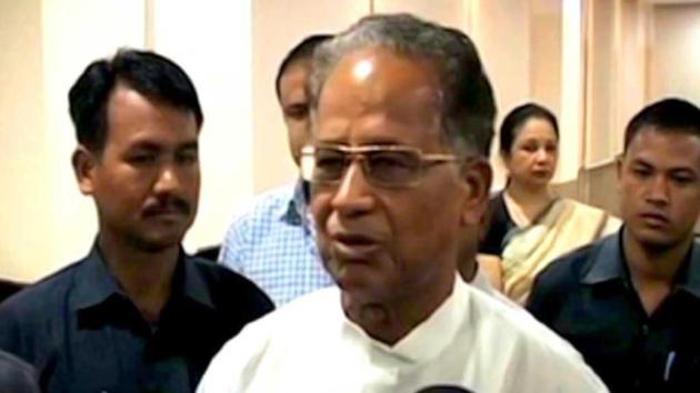 The Assam police has registered a case of alleged fraud and criminal conspiracy against former chief minister Tarun Gogoi, a former minister in his government and a former chief secretary.(File Photo)