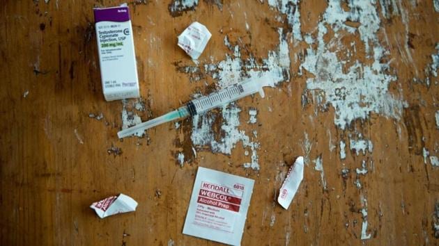 Testosterone, a needle and alcohol swab on a table in 2015. A recent US study found that roughly half of transgender male teens have attempted suicide at least once. Rejection from family and relatives is common for many trans people, but that was not the case for Harrison who always had the support of his loved ones. (Sara Swaty / REUTERS) Testosterone, a needle and alcohol swab on a table in 2015. A recent US study found that roughly half of transgender male teens have attempted suicide at least once. Rejection from family and relatives is common for many trans people, but that was not the case for Harrison who always had the support of his loved ones. (Sara Swaty / REUTERS)