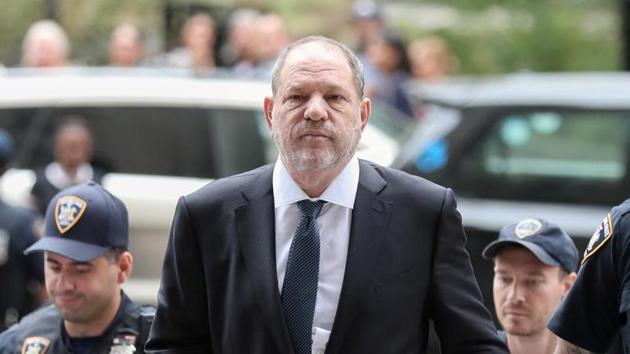 One of the sexual assault charges against Harvey Weinstein was dropped by the court .(Reuters) One of the sexual assault charges against Harvey Weinstein was dropped by the court .(Reuters)