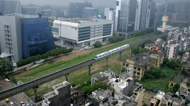 Golf Course Extension Road and Cyber City among most sought after office destinations in country, says CBRE report. (HT File) Golf Course Extension Road and Cyber City among most sought after office destinations in country, says CBRE report. (HT File)