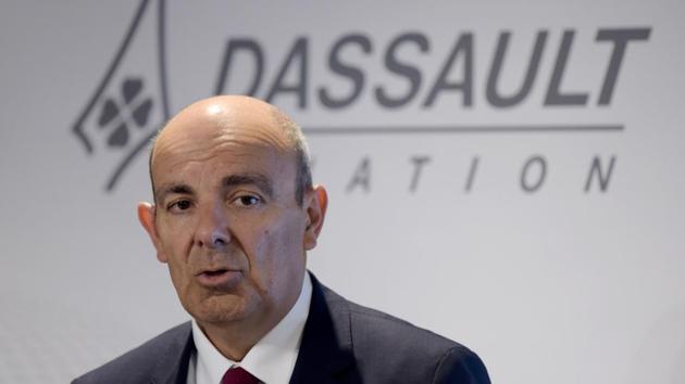 French group Dassault Aviation Chief Executive Eric Trappier (AFP File Photo) French group Dassault Aviation Chief Executive Eric Trappier (AFP File Photo)
