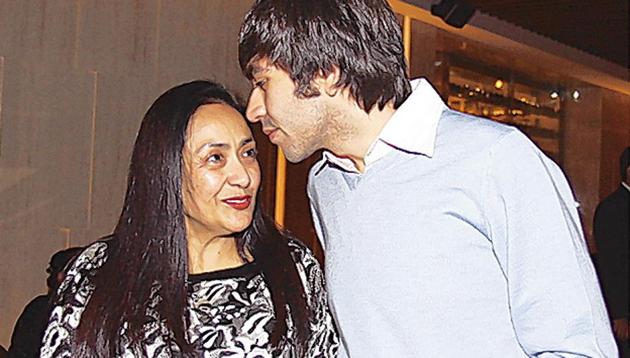 Jyotsna Suri with her son Keshav Suri. Jyotsna Suri with her son Keshav Suri.