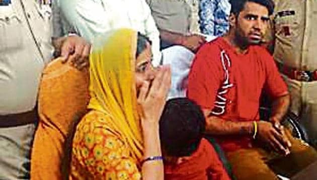 The child after being rescued on Friday. (Source: Delhi Police) The child after being rescued on Friday. (Source: Delhi Police)