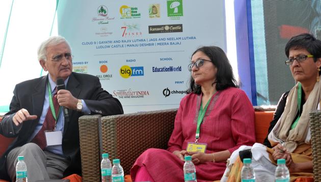 Salman Khurshid, Zakia Soman and Masooma Ranelvi during a discussion on women’s socio-religious reforms. (Ravi Kumar/HT) Salman Khurshid, Zakia Soman and Masooma Ranelvi during a discussion on women’s socio-religious reforms. (Ravi Kumar/HT)