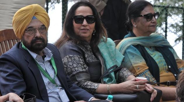 MLA and former journalist Kanwar Sandhu and Bittu Sandhu at second day of Kasauli Lit Fest. (Ravi Kumar/HT) MLA and former journalist Kanwar Sandhu and Bittu Sandhu at second day of Kasauli Lit Fest. (Ravi Kumar/HT)