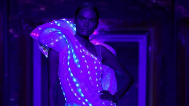 This collection by designer Gaurav Gupta kicked off the grand finale. 