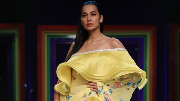 A design by Suneet Varma, which was part of the tribute. 