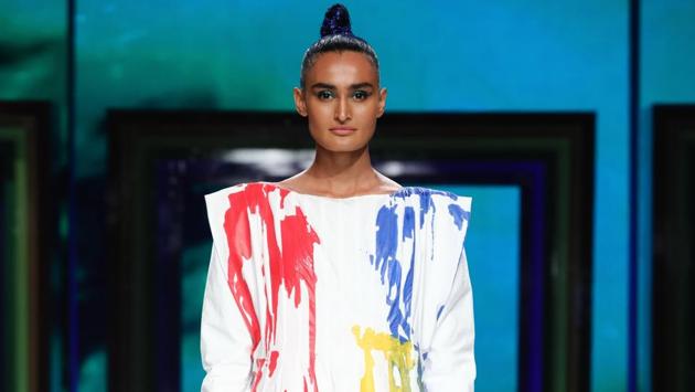 Rajesh Pratap Singh’s collection drew a huge applause from the audience. 